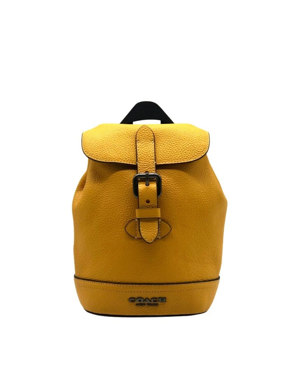 Coach Vibrant Yellow Pebbled Leather Hudson Small Pack-CB929